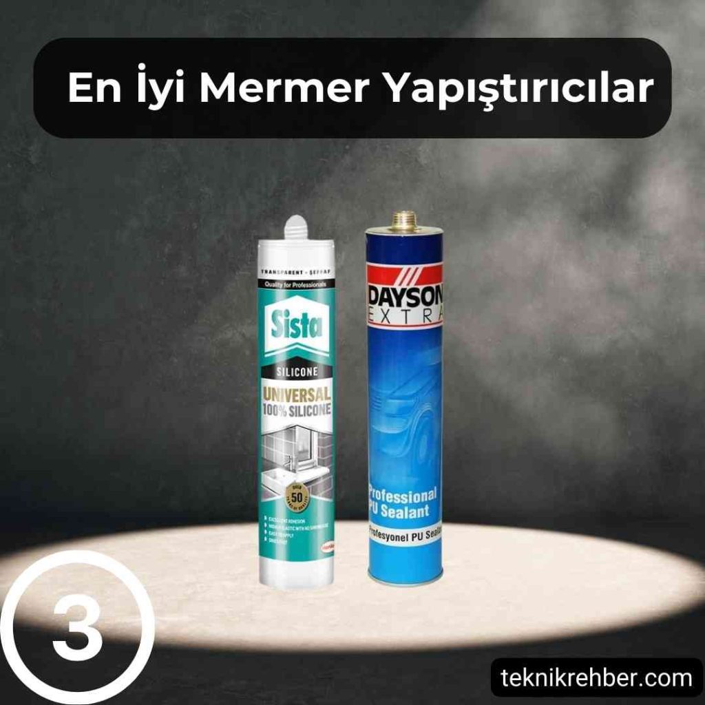 Mermeri silikon tutar mı? Doğru seçim ve kritik püf noktaları